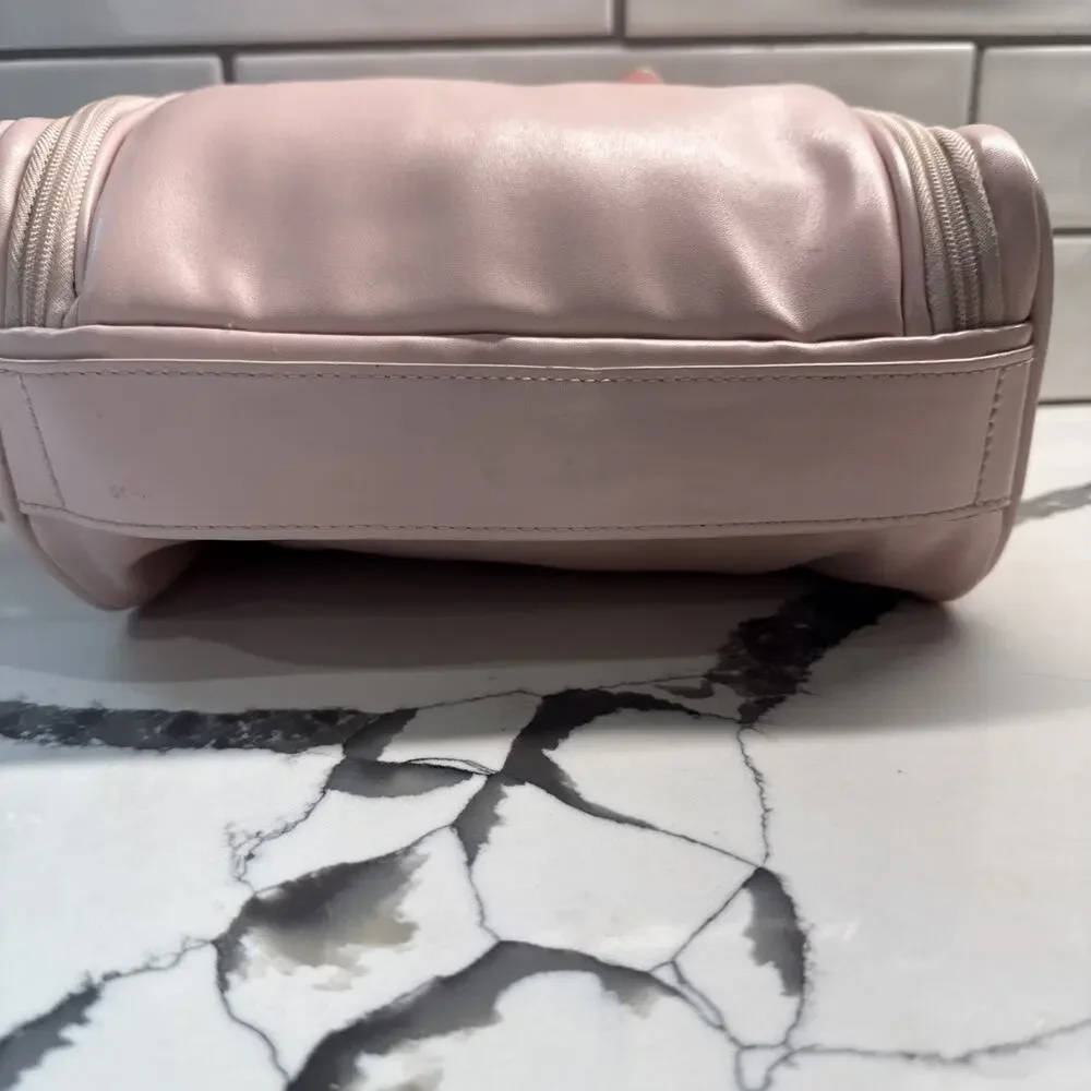 Karl Lagerfeld Maybelle Kat Pink Toiletry Makeup Bag RARE